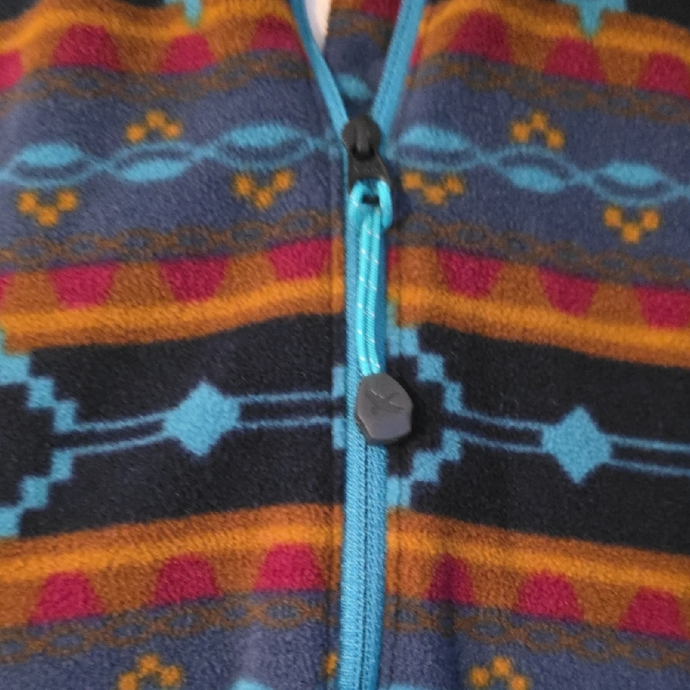 Eddie Bauer Multicolor Patterned Quarter-Zip Swea… - image 5